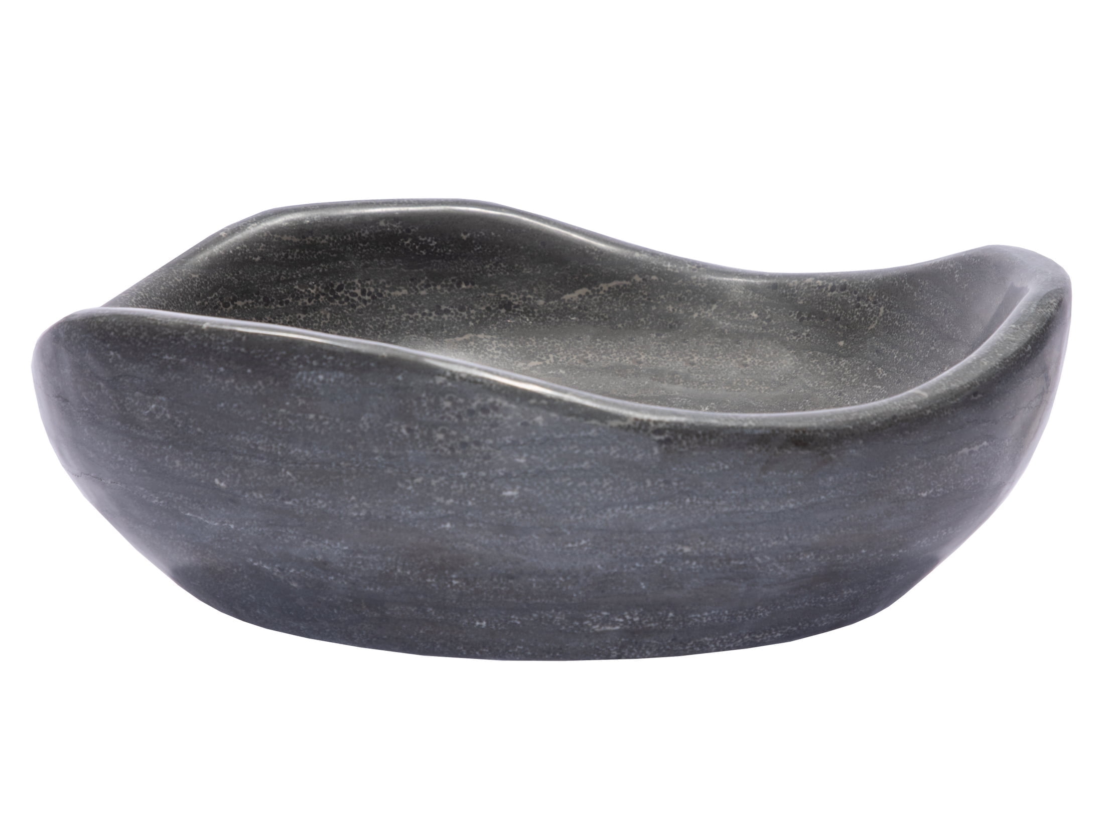 Eden 16'' Black Stone Freeform Vessel Sink