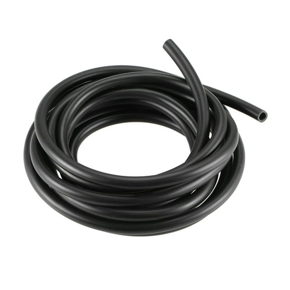 Black Line Hose Tube 6mm(15/64") ID x 9mm(23/64") OD 13.12Ft/4M NBR Water Hose