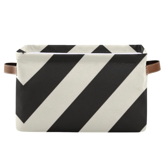 Black Line Storage Bins Baskets With Handles Storage Box Clothes Organizer Organization Toys