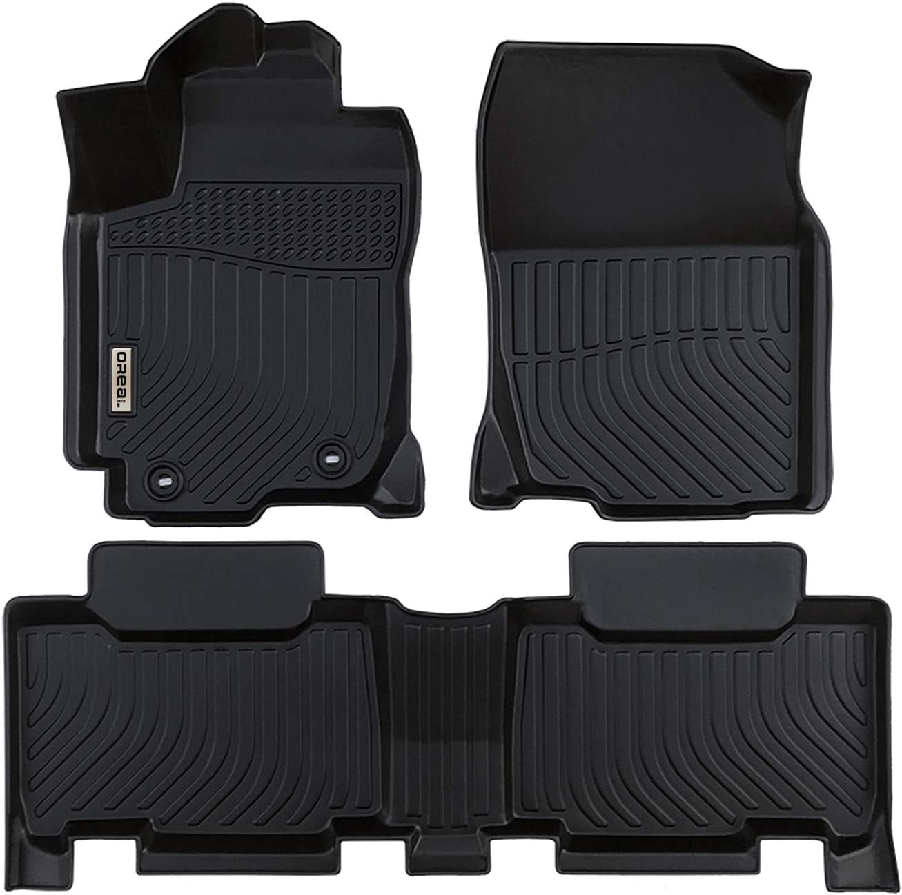Black Liners Replacement for Floor Mats Toyota RAV4 2014 2015 2016 2017