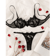 thumbnail image 1 of Black Lingerie Set Sheer Mesh, 1 of 4
