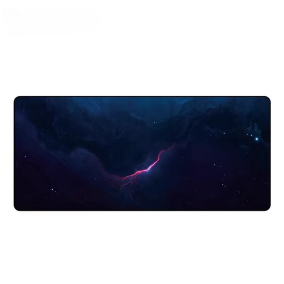 Black Liquid Design Gaming Mouse Pad, FBB Vision XXL Desk Mat for FPS Games