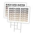 thumbnail image 1 of Black Lives Matter 2 Pack Of 18" x 24" Yard Sign & Stak | Protect Your Business, Municipality, Home & Colleagues | Made in The USA, 1 of 3