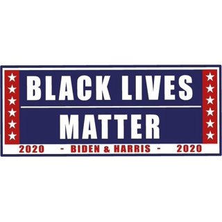 Black Lives Matter Vinyl Decal Sticker - 5 Inch, Weatherproof For Bumper, Laptop, Window, Wall