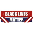 thumbnail image 1 of Black Lives Matter BLM Campaign Sign Vinyl Sticker Car Window Bumper Decals for Trucks Vans Laptop Wall Window - Removable Waterproof/Round Peel and Stick Graphic Designs Decoration Size (12x30 inch), 1 of 1