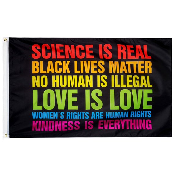 Black Lives Matter BLM Flag 3x5 Ft Durable Polyester 2X Thick