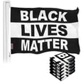 thumbnail image 1 of Black Lives Matter (Black/White) Flag 3x5FT 5-Pack Printed 150D Polyester By G128, 1 of 6