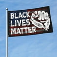 Black Lives Matter Flag Outdoor Flag Durable Polyester Fade Resistant
