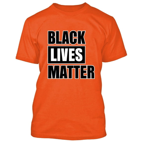 Black Lives Matter Orange Man Tee T-shirt Anti Racism Protest Small