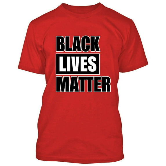 Black Lives Matter Red Man Tee T-shirt Anti Racism Protest X-Large