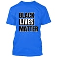 thumbnail image 1 of Black Lives Matter Royal Blue Man Tee T-shirt Anti Racism Protest X-Large, 1 of 2
