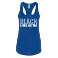 thumbnail image 1 of Black Lives Matter Women Tank Top Vintage Letters Lady Tank Color Royal Blue Medium, 1 of 2