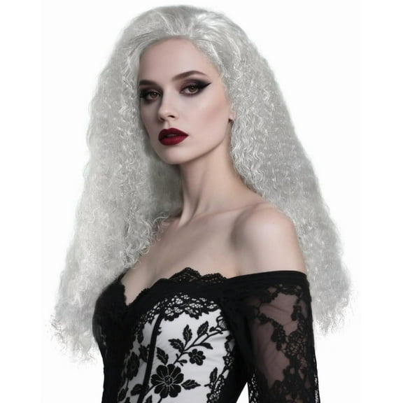 Black Long Curly Wig Halloween Witch Wigs Anime Cosplay Crazy Wigs Old Lady Wig Witches Costume Accessories