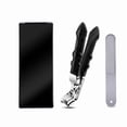 thumbnail image 1 of Black Long Handle Non-Slip Toenail Clippers for Seniors Thick Toenails, Heavy Duty Large Ergonomic Unique Professional Angled Head Curve Sharp Toe Finger Nail Clipper for Men and Women, 1 of 4