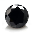 thumbnail image 1 of Black Loose Moissanite Stones VVS1/FL Clarity Lab Diamonds Round Cut Gemstones for Jewelry Making 1.0ct-3.0ct with Certificate, 1 of 6