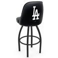 thumbnail image 1 of Black Los Angeles Dodgers 36" Swivel Bucket Seat Bar Stool, 1 of 1
