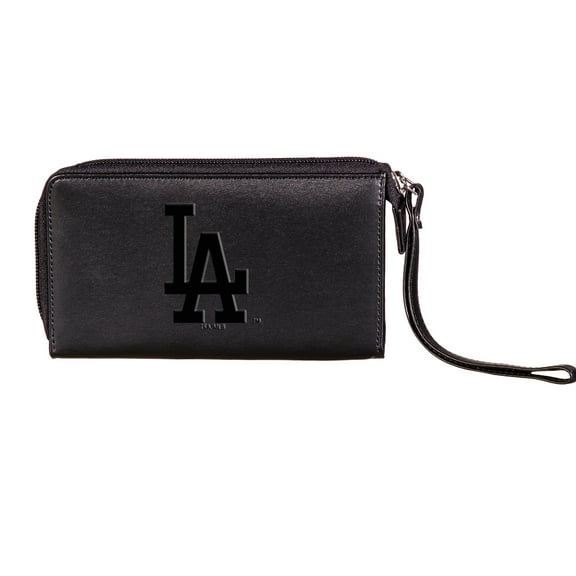 Black Los Angeles Dodgers Cell Phone Wristlet Wallet