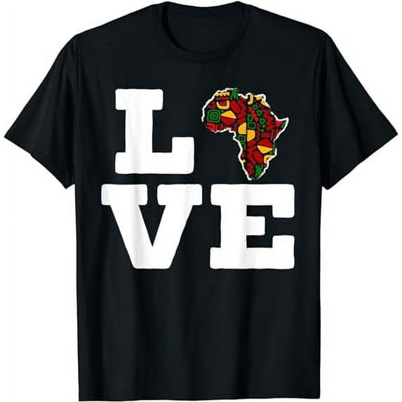Black Love Afrocentric Black History Month Black Pride T-Shirt