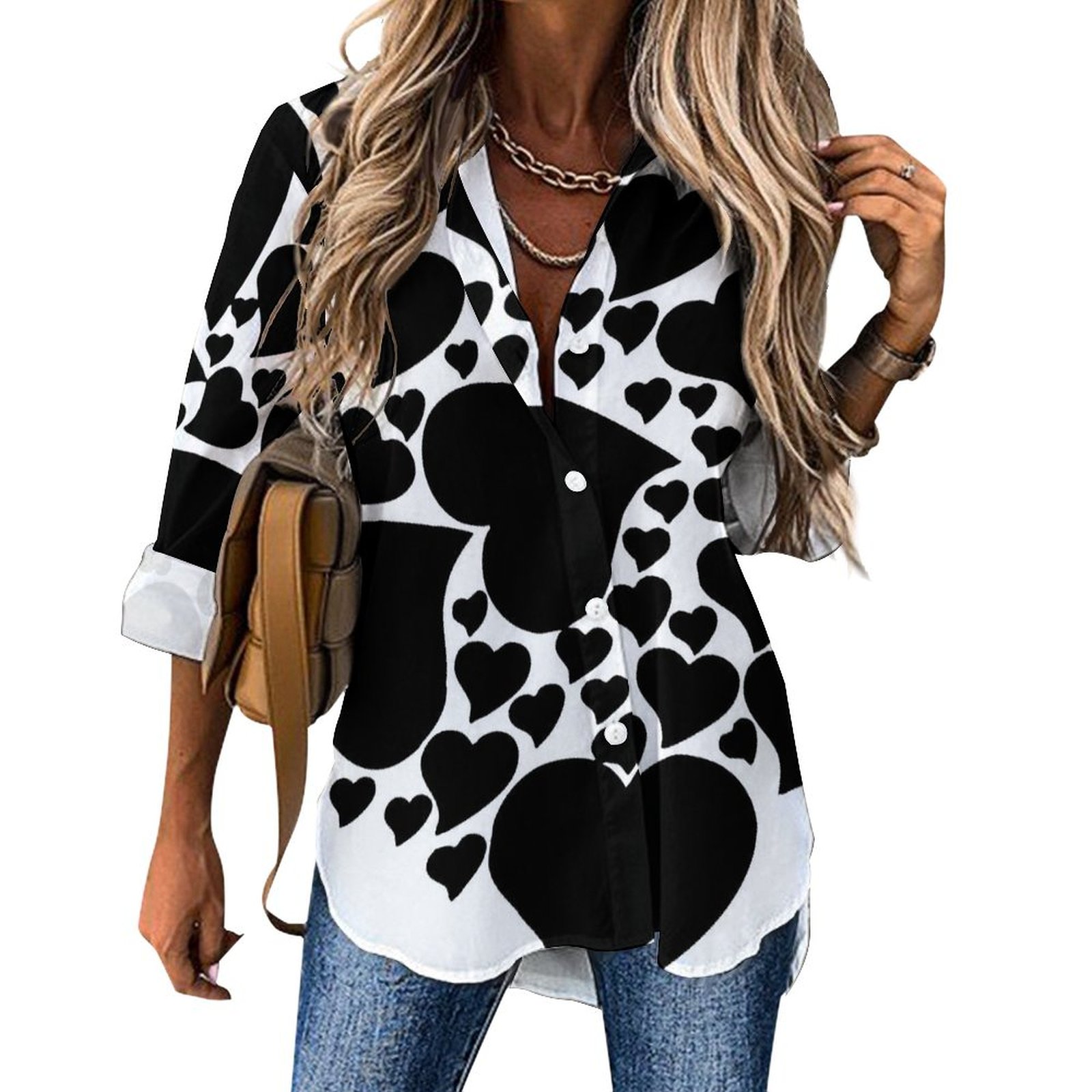 Quarter Button Sweatshirt Amazhiyu Womens Button Down Long Sleeve