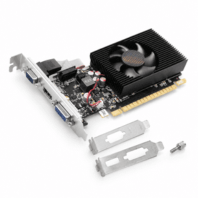 Black Low Profile 4GB GDDR3 128 Bit Video Graphics Card with HDMI DVI VGA Ports