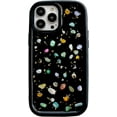 thumbnail image 1 of Black Luxury Phone Case Compatible with iPhone 13, 3D Colored Glitter Gemstone Pebble Shockproof Protective Phone Cover for Women Girls, 1 of 12