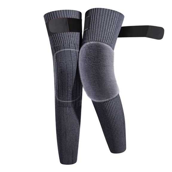 Black M Leg Sleeves For Thermal Warmth In Winter With Adjustable Sizing For Men And Women Good For Outdoor Activities