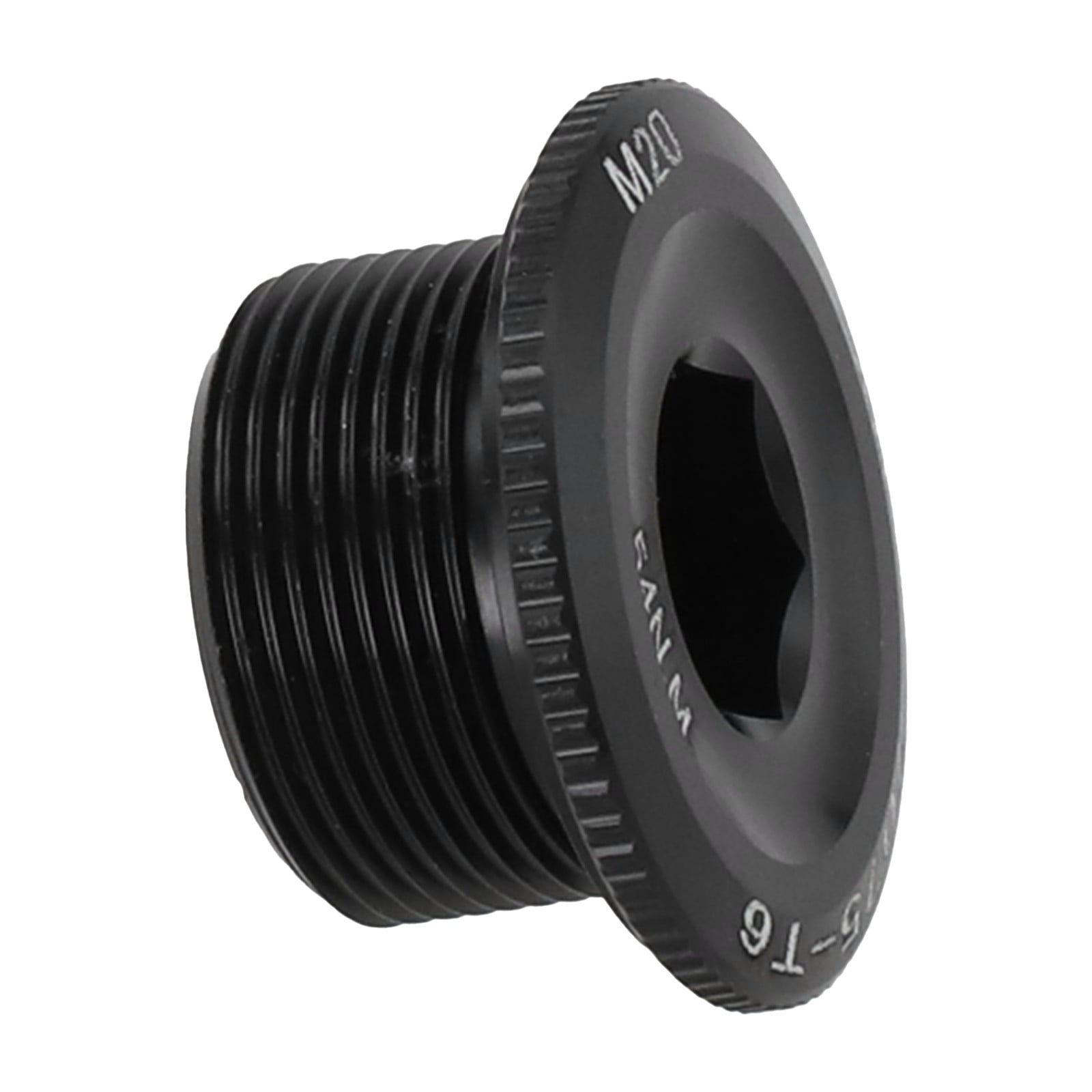 Crankset Dust Cover M20 Black Aluminum Alloy Bicycle Crank Arm Fixing Screws Bike Crankset Arm Bolts Mountain Bike Crankset
