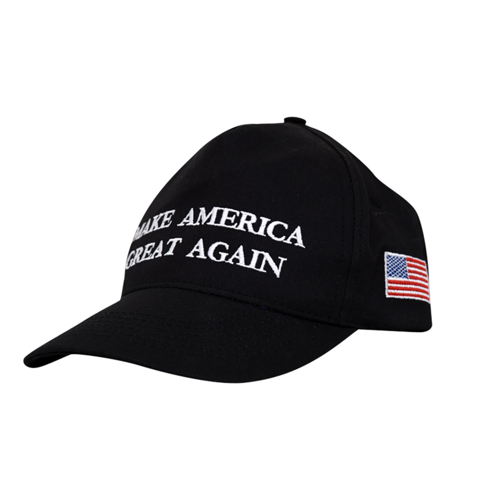 Black MAGA Hat Make America Great Again Donald Trump Slogan with USA