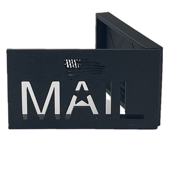 Black MAIL Mailbox Flag | Weatherproof & Easy Install for Brick Mailboxes