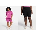 thumbnail image 1 of Terra & Sky Women's Plus Size Bike Shorts with Pocket, Sizes 0X-5X, 1 of 3