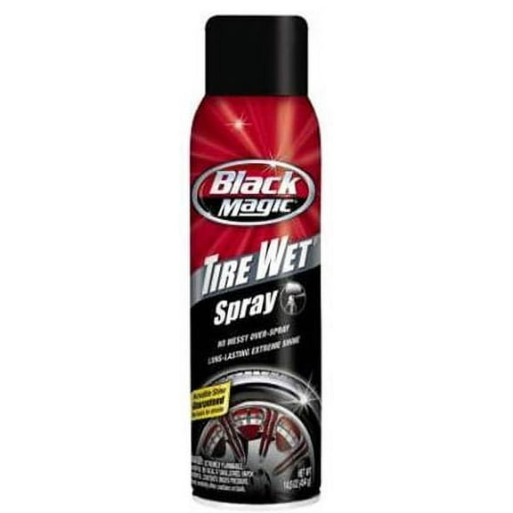 Black Magic 14.5 OZ Aerosol Tire Wet Long Lasting Extreme Shine Mo Mes, Each