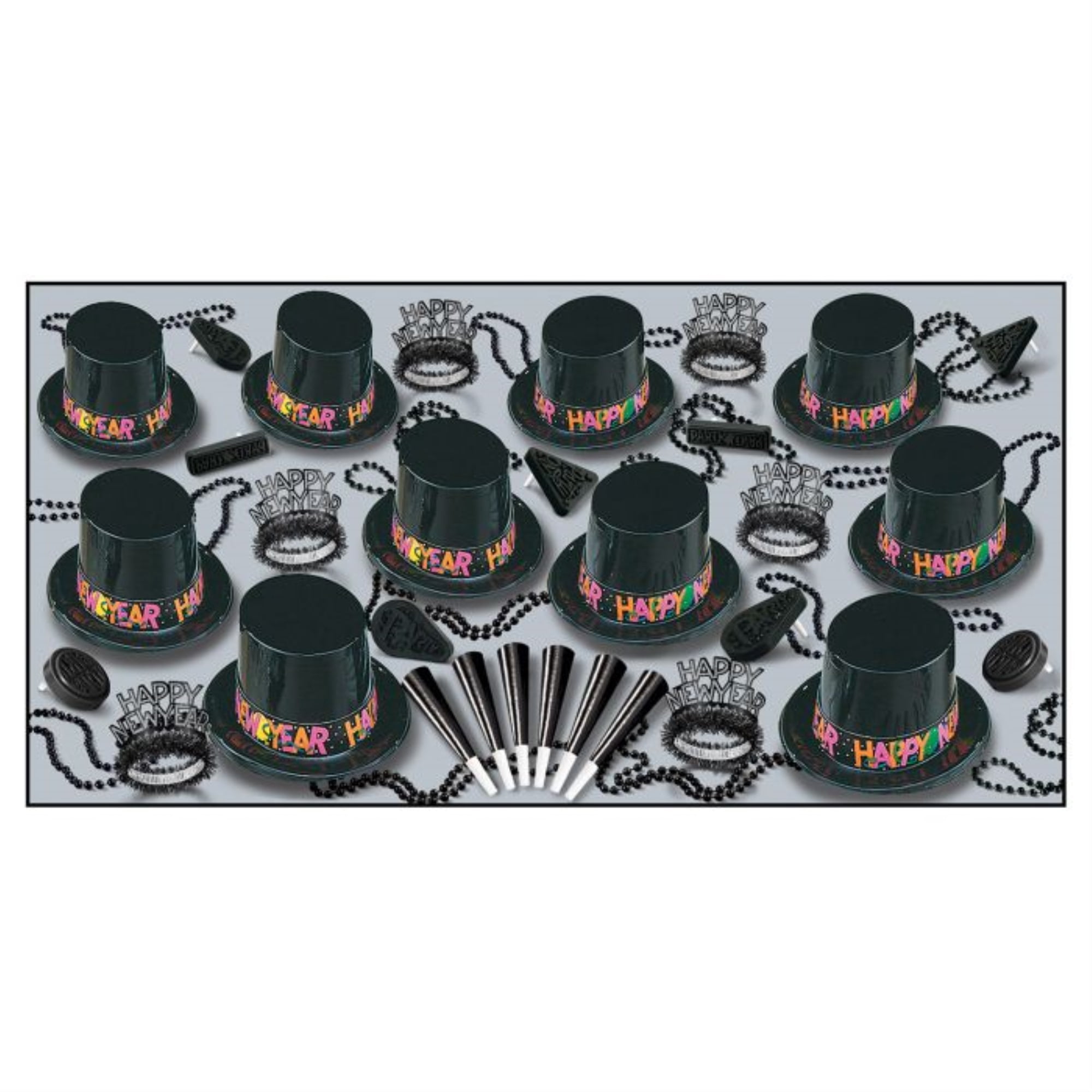 Beistle Super Bonanza Party Assortment - For 100 Guests, New Year's & Festive Occasions