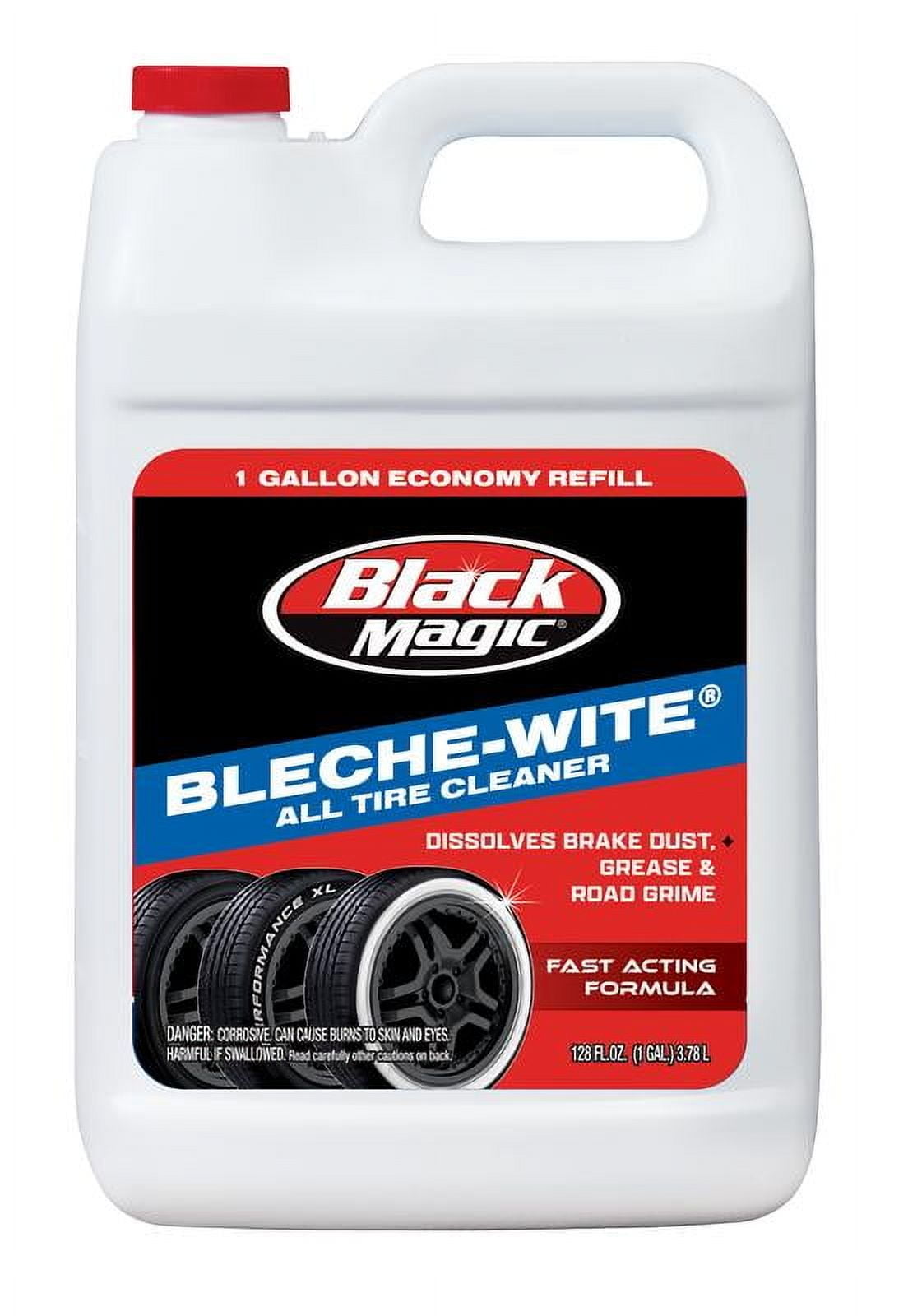 BLACKMAGIC Black Magic Bleche-Wite Tire Cleaner, 1 Gallon - 800002222