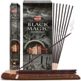 thumbnail image 1 of Black Magic Incense Sticks And Incense Stick Holder Bundle Insence Insense Hem Incense Sticks, 1 of 5
