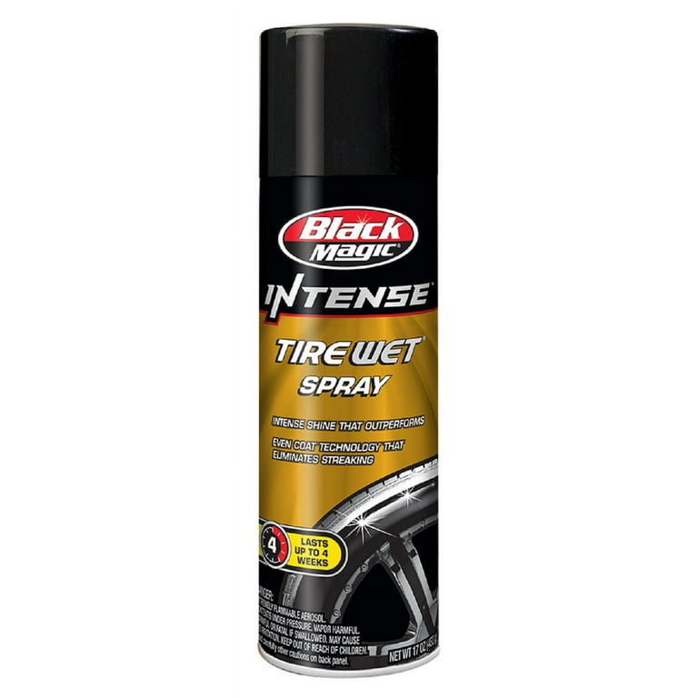 Black Magic 120080 Intense Tire Wet Shine Cleaner Spray, 23 Oz