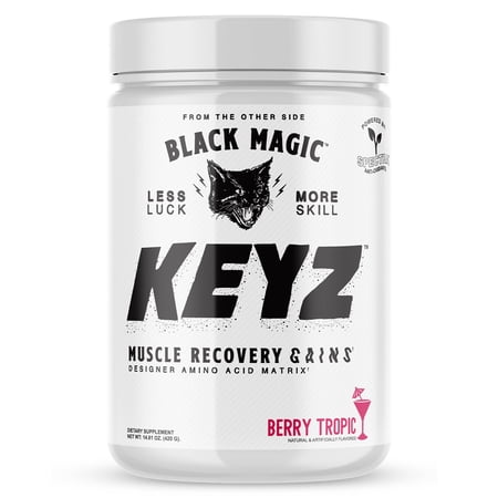 Black Magic KEYZ Muscle Recovery Amino Acids 30 Servings - Berry Tropic