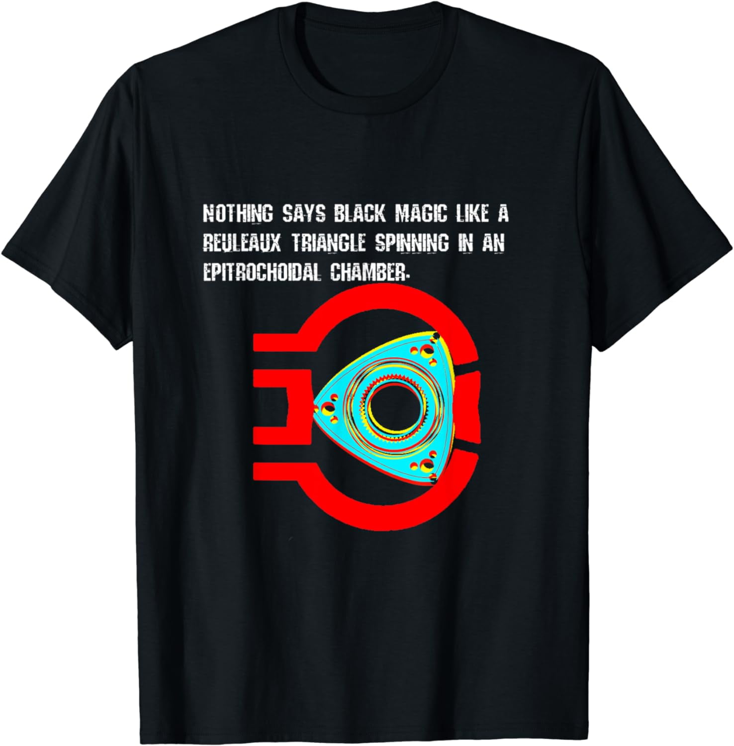 Black Magic Rotary Engine T-Shirt - Walmart.com