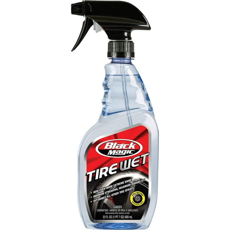Black Magic Tire Wet Polish & Cleaner, 23 oz.