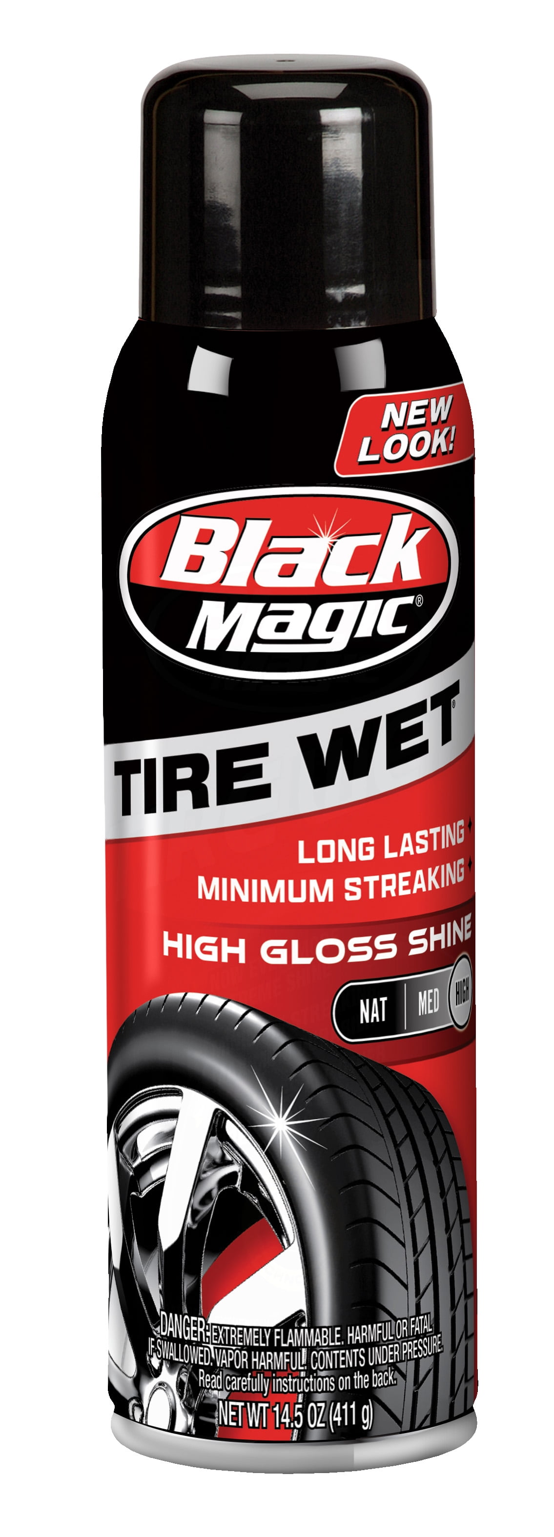 Black Magic 18 oz. Tire Wet Foam - Car Protectant and Black Magic 18 oz. Tire Wet Foam - Car Protectant and