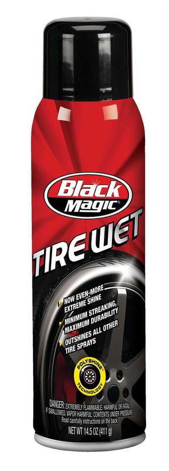 The name to know is Black Magic: Give your tires that high gloss