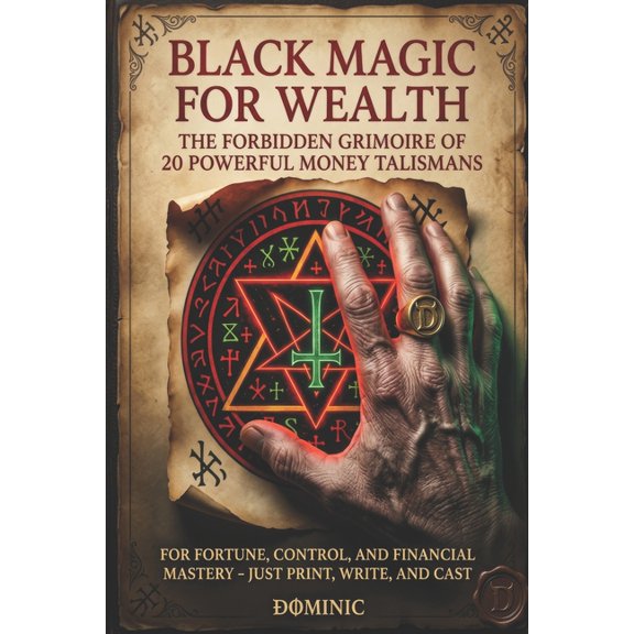 Black Magic for Wealth: 20 Powerful Money Talismans: For Fortune, Control, and Financial Mastery - Just Print, Write, an, (Paperback)