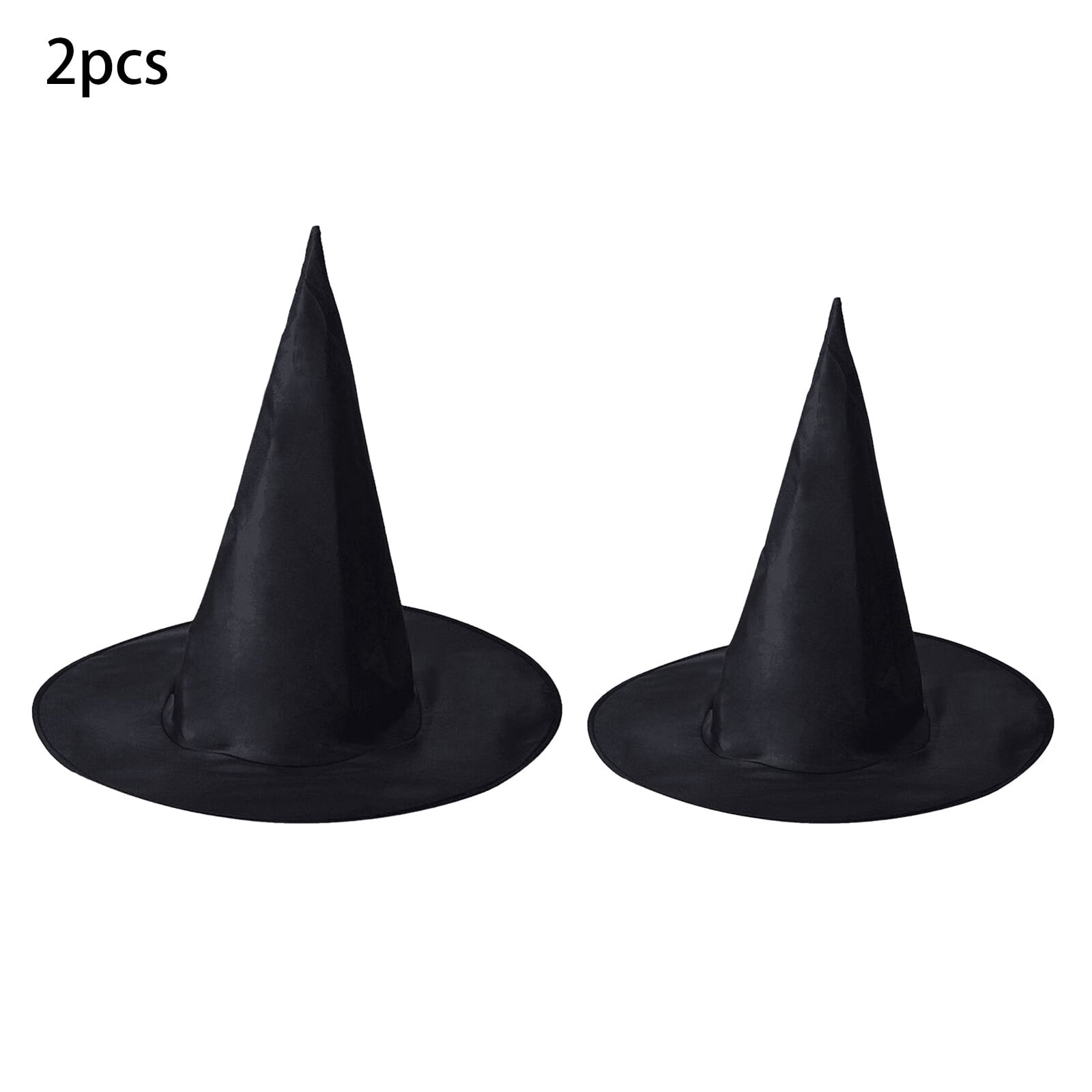 Black Magician Hat Costume Prop Halloween Cloth Fabric Hat For Dress Up