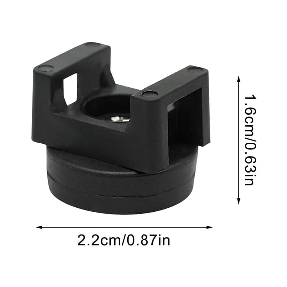 Black Magnetic Cable Zip Ties Mount Kit, Reusable Organizer for Home Office Car Cord Management