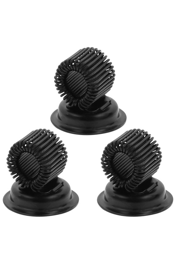 Black Magnetic Pen Holder Clips Refrigerator Magnet Pen Marker Clip Holder, Fridge Whiteboard Erase Board Bulletin Board Map Accessories