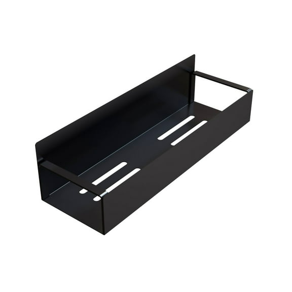 Black Magnetic Refrigerator Rack Kitchen Multifunctional Iron Storage Shelf Side Wall Mounted Organizer Stainless Steel Material Black 9X5Inch