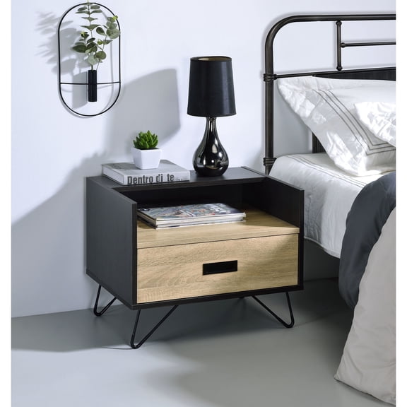 Black Main Color - Easy Access to Essentials - Bedroom - Compact Display Table