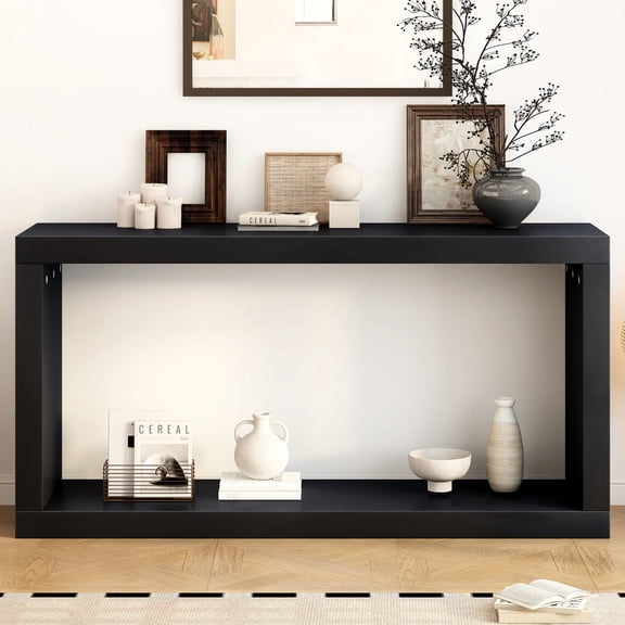 Black Main Color Entrance Table / Create a Stylish Entrance