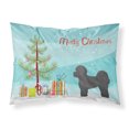 thumbnail image 1 of Black Mal-Shi Christmas Tree Fabric Standard Pillowcase, 1 of 4