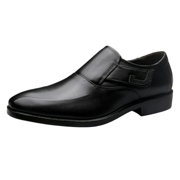 Black Male Summer Style Business Shoes With Soft Sole Leather For Formal And Daily Use Comfortable For All Day