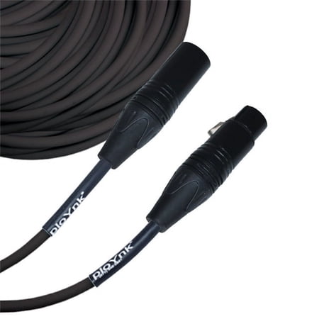 Black Male To Female XLR Microphone Cable - 150 Ft Long